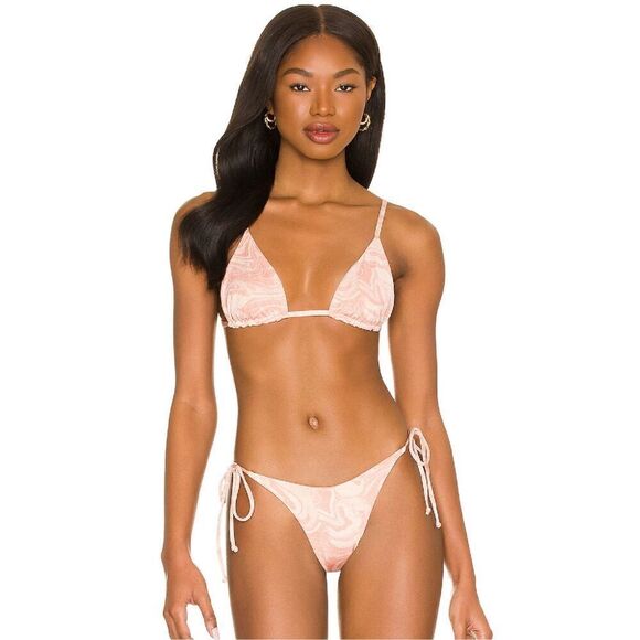 New. L*SPACE metallic swirl bikini set. Retails $198 small - Picture 8 of 16